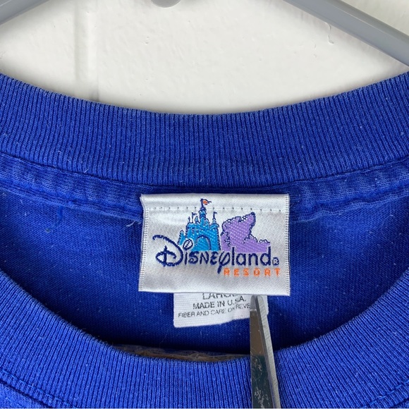 Vintage Disney California Screamin Roller Coaster Shirt Blue Men’s Large - Picture 3 of 4